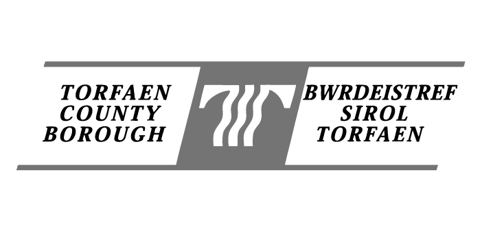 torfaen logo bw